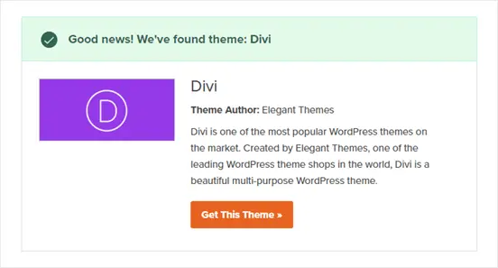 كيفية إكتشاف قوالب ووردبريس المستخدمة في أي موقع 2 wp theme detector divi elegant themes